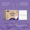 Detergente para Ropa Jakehoe Cuidado Suave Eliminación de Manchas Ropa Frescura Duradera Papel de Burbujas para Lavar