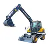 Escavadeira de Rodas Hengwang Heavy Industry para recuperação de terreno e escavação de solo em canteiros de obras, fabricante de escavadeiras grandes
