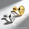 F136 Titânio Espiral Interno Joia Cabeça Flor Íris Retrô Corpo de Liga de Titânio G23 Joia para Body Piercing Brinco