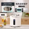 Estufa Calentadora de Buffet de Lujo Acero Inoxidable Estufa Hidráulica Bain-Marie Estufa Visible para Comidas Estufa Eléctrica Calentadora para Desayuno