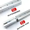 Conector Recto de Perfil de Aluminio Estándar Nacional Europeo 20304045 Unión a Tope de Empalme Tira de Ranura en T Extendida Accesorios de Acero Inoxidable Fijo