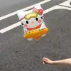Verão Desenho Animado Fofo Forma de Boia de Natação Clipe Manual Bastão de Bater Empurrar Pequeno Presente Aniversário Infantil Balão