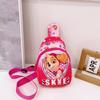Moda para niños con estampado de dibujos animados, bolsa de pecho, nuevo comercio exterior, bolsa de hombro casual para niños y niñas, lindo bolso bandolera del equipo Wang Wang