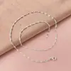 Collar Plateado de Diseño Único, Collar de Copo de Nieve con Labios, Cadena para Clavícula, Joyería de Plata de Lujo Ligero y de Alta Gama