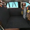 Capa de assento de carro para animais de estimação com fundo rígido de fábrica, resistente a arranhões, com proteção lateral para bancos traseiros, protetor de assento para animais de estimação