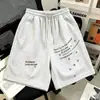 Shorts Deportivos de Baloncesto Retro de Estilo Americano de Moda para Hombre, Adecuados para Entrenamiento de Baloncesto y Correr, Shorts Casuales Sueltos de Cinco Puntos de Calle de Verano