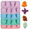 Serie Navideña Santa Árbol Oso Chocolate Dulce Galleta Molde de Silicona Cubo de Hielo Casero Gelatina Gomita Decoración de Pastel