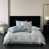 Conjunto de Roupa de Cama Jacquard Tingido em Fio Novo de 2026 - Chuyu Branco Conjunto de Três Peças para Cama 1,2m Chuyu Branco - Sal Marinho
