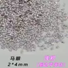 K9 Imitação Huazi 1:1 Rosa Claro Chanfrado Fundo Plano Forma Irregular Não Caindo Luxo DIY Acessórios de Strass Atacado Brilhante Strass para Nail Art