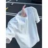 Camiseta Masculina de Verão com Bordado de Dopamina em Waffle, Manga Curta, Fresca, Proteção Solar e Secagem Rápida para Esportes ao Ar Livre e Ciclismo