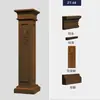 Cerámica Expandida Pared Exterior de Casa Columna Romana Líneas Decorativas Esquina de Columna de Vestíbulo Eps Envoltura Estilo Chino