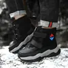 Coleção de inverno 2026 transfronteiriça: Sapatos de algodão forrados com fleece, quentes, de cano médio para crianças, com design antiderrapante, adequados para condições de neve e com sola grossa para aquecimento extra.