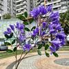 Jacaranda al por mayor jacaranda morado árbol de flor morada azul flor azul nieve decoración de boda flor artificial Flor