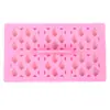Plástico com cabo molde de fondant arte do açúcar molde para impressão de biscoitos amor borboleta flor de 4 pétalas formato de diamante Casa do Amor panificação