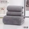 Toalla de baño para hombres y mujeres, toalla grande tipo bata, más absorbente y de secado rápido que el algodón puro, no suelta pelusa, uso doméstico, juego de dos piezas para pareja