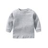 Bodies para Bebês para Homens e Mulheres Body com Botão no Ombro Manga Longa Camiseta Primavera e Outono Camisa de Base Tops para Meninas de 0 a 3 Anos Algodão
