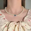 Collar para Mujer 2025 Nuevo de Alto Valor Accesorios para Fiesta Estudiantil Joyería de Nicho de Lujo Ligero Cadena para Clavícula de Novia
