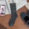 Calcetines para mujer youjiaxiu, colección otoño/invierno, estilo étnico retro, patrón Fair Isle, calcetines finos de lana merino, sin costuras, hasta el tobillo