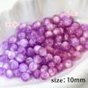 Contas Redondas que Mudam de Cor 10mm Resina Lua Queda Estrelas Elegante Artesanal DIY Pulseira Colar Contas Soltas Acessórios Material