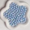 8-12mm de alta mercadorias uv Mabei contas redondas luminosas diy pulseira de corrente de telefone móvel colar frisado material acessórios de jóias