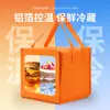 Bolsa Térmica TNT Estilo Presente Logotipo Personalizado Frutos do Mar Produtos Frescos Folha de Alumínio Bolsa de Embalagem Refrigeração de Alimentos Portátil