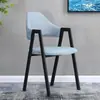 Silla de comedor de lujo nórdico, silla de ocio para el hogar con respaldo, taburete simple para escritorio, silla de estructura en A, mesa y silla para restaurante y cafetería