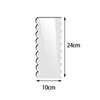 Artefato de Gesso de Bolo Gesso de Creme Novato Borda de Gesso de Cozimento 4 Polegadas 6 Polegadas 8 Polegadas Placa de Acrílico Transparente