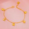 Moda Desenho Animado Infantil Diversão Arroz & Qiyue Nansha Pulseira de Ouro Simples Jóias de Mão de Cisne Imitação de Ouro Acessórios Transfronteiriços