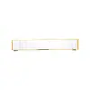 Bandeja Metal com Espelho Dourado 25cm x 15cm x 4cm - Lyor