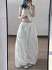 Pantalones Cargo Blancos Estilo Americano para Paracaidistas de Mujer, Nuevo para Principios de Otoño, Delgados, de Secado Rápido, Holgados, de Pierna Ancha, Pantalones de Baile Jazz