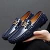 Nuevos Mocasines de Hombre Otoño 2026 Talla Grande Slip-On Casuales Zapatos de Piel para Hombre