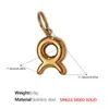 Accesorios de Colgante de Collar de Acero Inoxidable Europeo y Americano de Doce Constelaciones Moda Simple Alto Sentido Chapado en Oro de 18K Accesorios de Collar