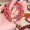 Pulsera de Bodhi Verde Fresco Tendencia en Tiktok Estilo Chino Versátil Envoltorio para Dedo Juguete de Disco Suave Cuentas Budistas Portátil Fuente en Vivo