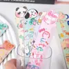 Régua Magnética Flexível Macia Cartoon Criativa Multifuncional com Formato Especial, Régua Fofa Dobrável de 15cm para Estudantes, Material Escolar para Crianças
