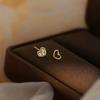 Pendientes de Plata Pura S999 con Forma de Corazón para Mujer, Nuevo Estilo Popular 2026, Pendientes de Lujo Ligero de Nicho de Gama Alta, Joyería Femenina de Lujo Ligero