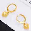 Monedas europeas pendientes chapados en oro borla larga pendientes de oro arena para mujer pendientes de novia pendientes de boda para mamá venta al por mayor