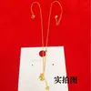 Colar Brilhante Gelo Picado Riqueza Instantânea Cor Dourada Moeda de Cobre Pingente Signo Cavalo Corrente para Clavícula 520 Presente