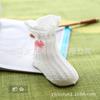 Verano nuevos calcetines de malla para bebé delgados cabeza cosida a mano calcetines para niños color sólido calcetines lindos para bebé