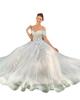 2026 Nuevo Modelo Vestido de Novia Sexy de Encaje Hombros Descubiertos para Comercio Exterior Amazon Vestido de Novia de un Hombro Vestido de Novia