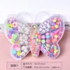 Caja de Regalo DIY de Cuentas para Niños Transfronteriza Juguetes Educativos Pulsera de Joyería Hecha a Mano para Niñas Paquete de Materiales al por Mayor