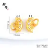 Pendente de Lua e Estrela Banhado a Ouro Antigo com Cravação de Diamantes de Alta Retenção de Cor Acessórios de Joias para Pulseira Colar DIY para Mulheres Atacado