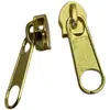Tirador de Cremallera de Nylon, Aleación de Zinc No. 5 Tirador, Color Bronce Electroplateado, Cremallera de Nylon Sin Candado, Tirador de Cremallera Largo