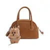 Bolso Boston Retro de Gama Alta 2025 Nuevo Otoño e Invierno Versátil Bolso Cruzado Súper Moderno Elegante Bolso de Mano