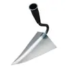 Enxada triangular de aço manganês, arado puxado à mão, enxada para revolver a terra, jardinagem, fazer valas e arar; uma ferramenta agrícola espessada, enxada triangular