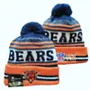 Gorro de Punto Cálido para Otoño e Invierno de la NFL para Hombres y Mujeres con Letras Bordadas de Estilo Pop y Pompón