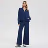Traje Esportivo para Corrida Transfronteiriça para Mulheres, Estilo Primavera e Verão, Roupa Profissional para Treinamento Fitness, Solto e Respirável, Roupa para Montanhismo e Yoga ao Ar Livre