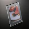 Dureza 4h antiarañazos marco de fotos acrílico alto 8 pulgadas transparente pata de uña marco de fotos venta al por mayor fábrica venta directa