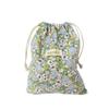 Bolsa de Viaje Retro Floral Pastoral para Almacenamiento de Cosméticos Portátil con Cordón Almacenamiento Grande y Pequeño Artículos Varios