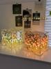 Luz de Noche de Tulipán Cubo DIY Hecho a Mano Mar de Flores Material de Espejo de Doble Cara Bolsa de Material Regalo 520 para Novia