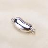 Accesorios de bricolaje, hebilla de plata 925, hebilla de collar de perlas, hebilla de pulsera, hebilla de guisante, adornos de plata hechos a mano